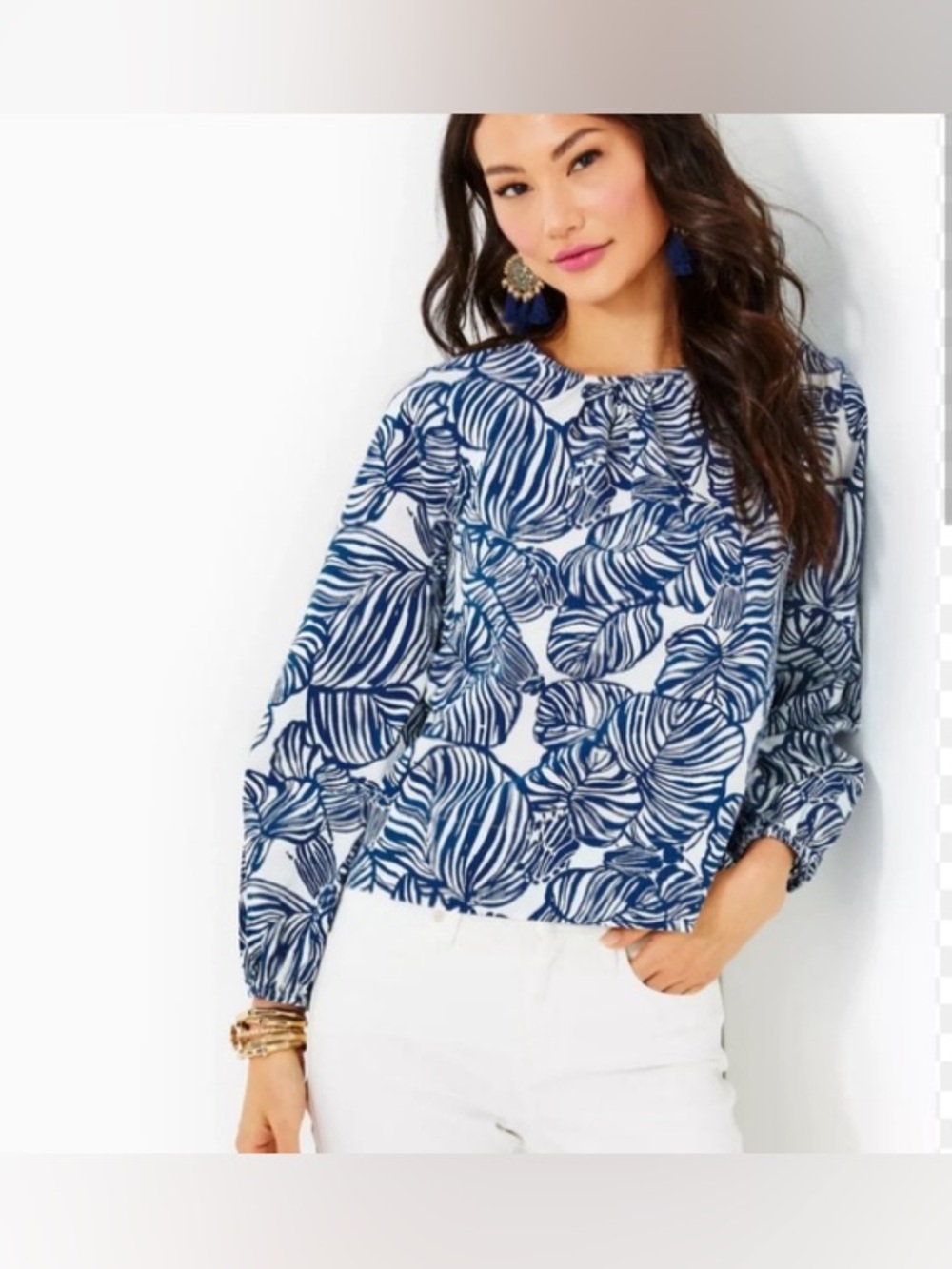 Lilly Pulitzer Rilynn long sleeve blouse